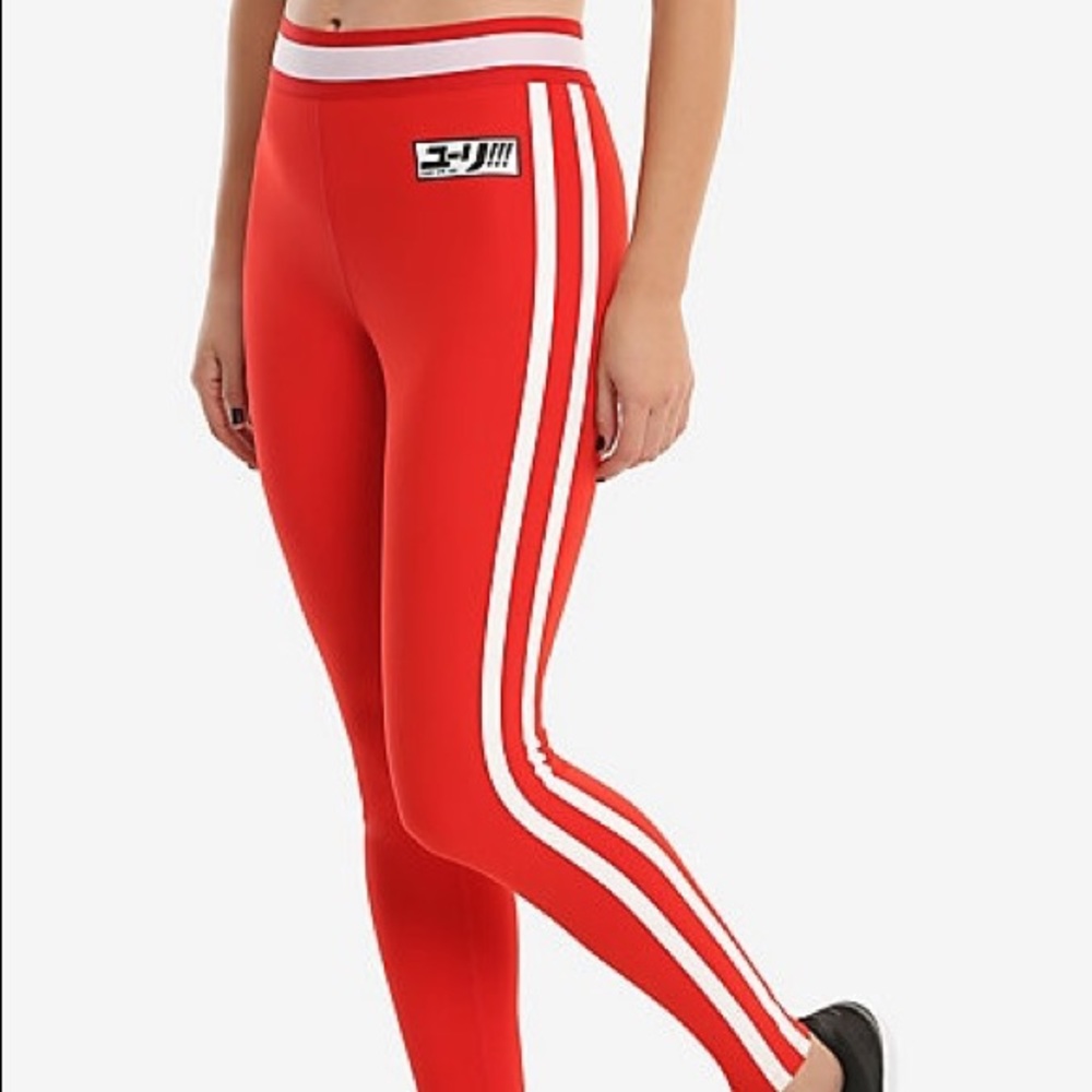 [YURI ON ICE] Red Active Pants/Leggings